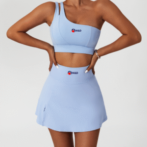 One-Shoulder Skort Set